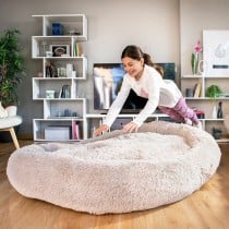 Human Dog Bed XXL InnovaGoods Beige