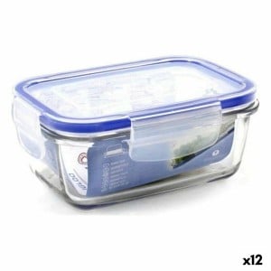 Lunchbox hermetisch Borgonovo 0033538 rechteckig 14,5 x 10 x 6 cm (12 Stück)