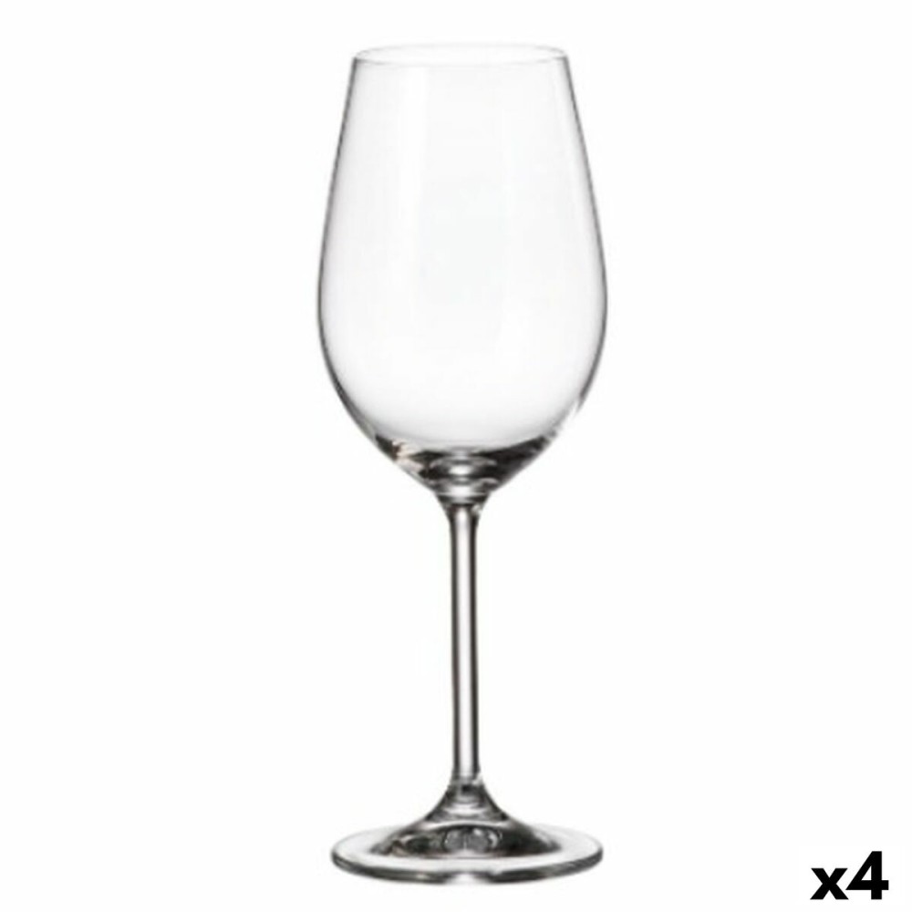 Weinglas-Set Bohemia Crystal Clara Weiß 350 ml 6 Stücke (6 Stück) (4 Stück)