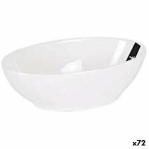 Bowl La Mediterránea Snack Stoneware White 14 x 8,5 x 4 cm (72 Units) (14,1 x 8,5 x 4,4 cm)