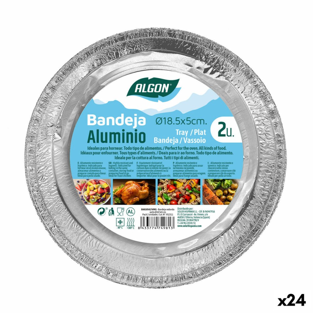 Tablettset Algon kreisförmig Huhn 24 Stück