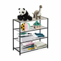 Shelves Confortime Black Metal 60 x 30 x 63,5 cm (3 Units)