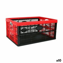 Boîte pliable avec poignées Tontarelli Voilà Rouge 47,5 x 35 x 23,6 cm (10 Unités)