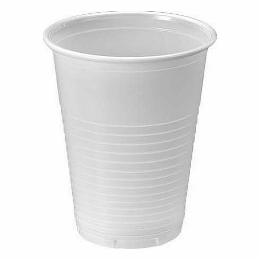 Lot de verres réutilisables Algon Blanc 25 Pièces 200 ml (24 Unités)