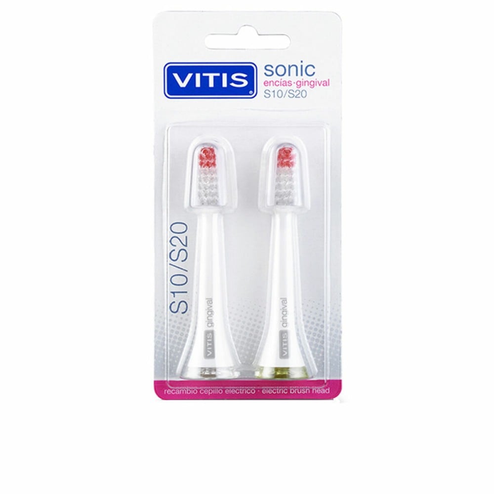 Ersatz für Elektrozahnbürste Vitis Sonic S10/S20 Gingival 2 Stück