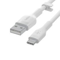 USB-C Cable to USB Belkin BOOST↑CHARGE Flex White 2 m (1 Unit)