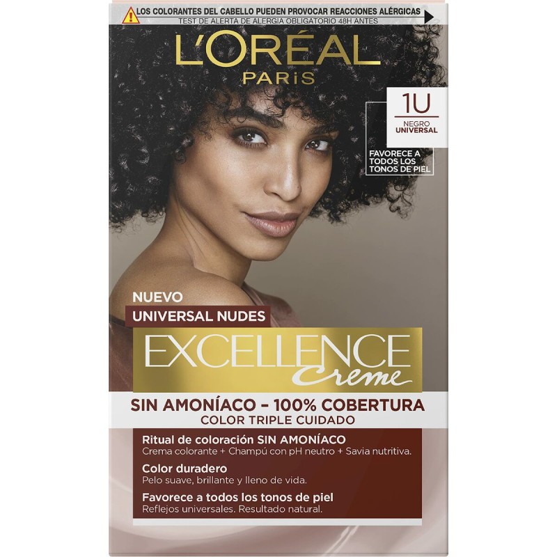 Dauerfärbung L'Oreal Make Up Excellence Schwarz