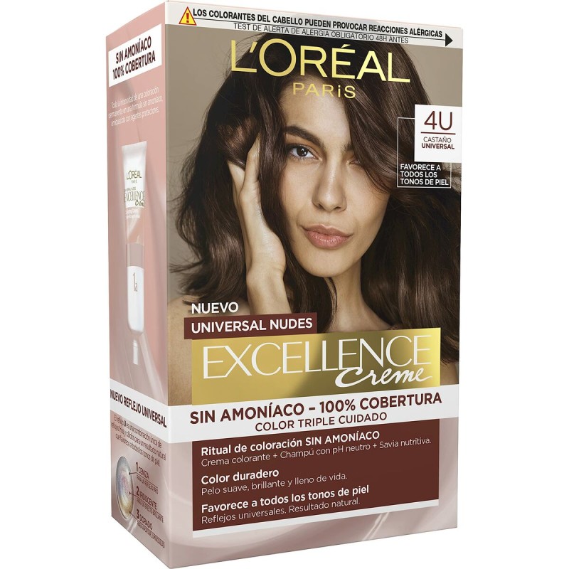 Dauerfärbung L'Oreal Make Up Excellence Kastanie