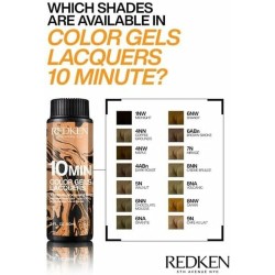 Teinture permanente Redken Color Gels Lacquers Minutos 3 x 60 ml Nº 6ABN-6.19 (3 Unités)