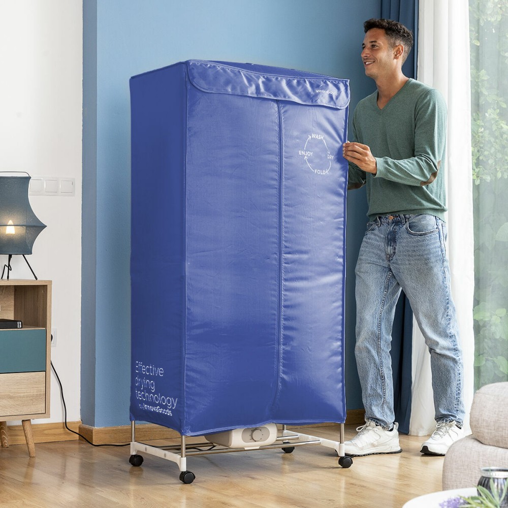 Portable Electric Dryer with 2 Levels Dupledry Blue InnovaGoods 1200 W (Refurbished B)