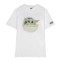 T shirt à manches courtes Enfant The Mandalorian Blanc