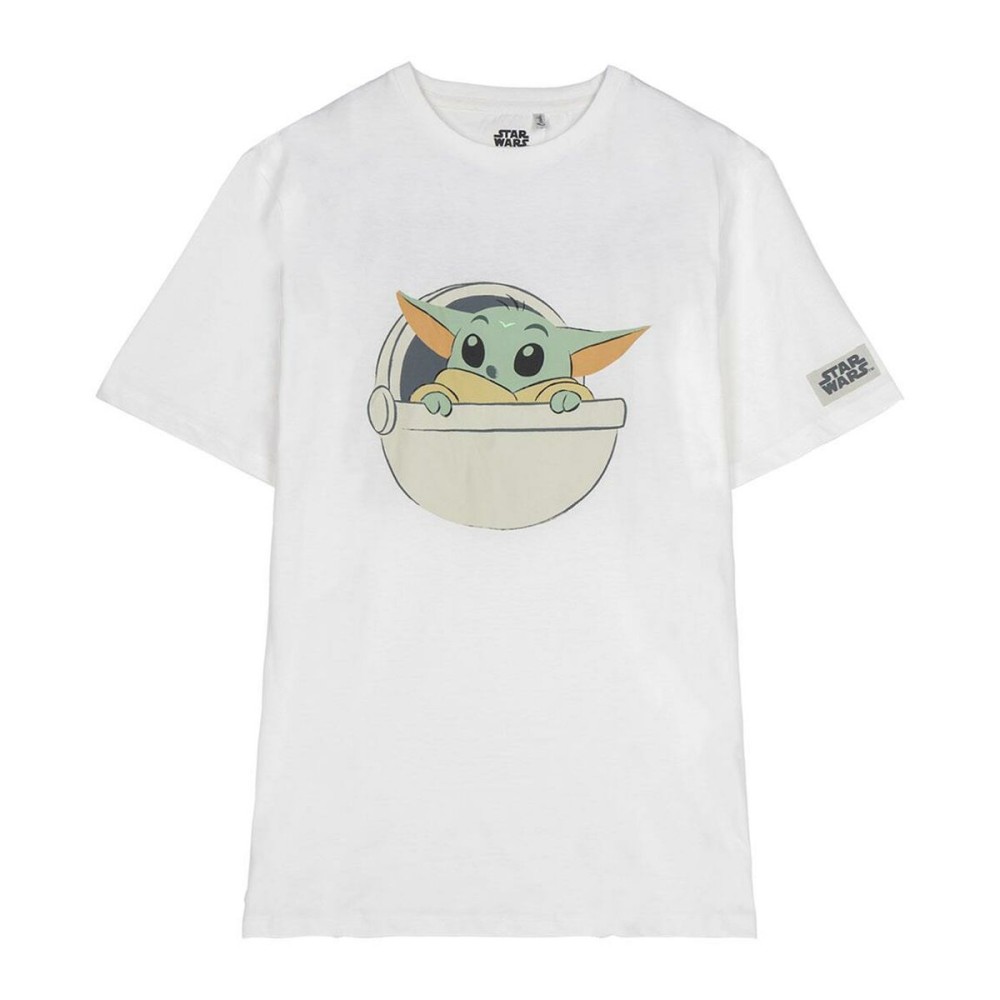 Child's Short Sleeve T-Shirt The Mandalorian White