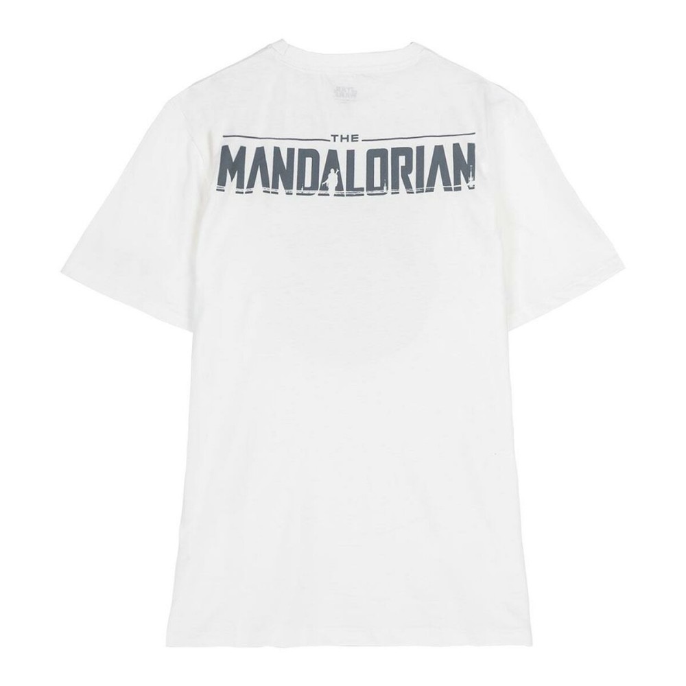 Kurzarm-T-Shirt für Kinder The Mandalorian Weiß