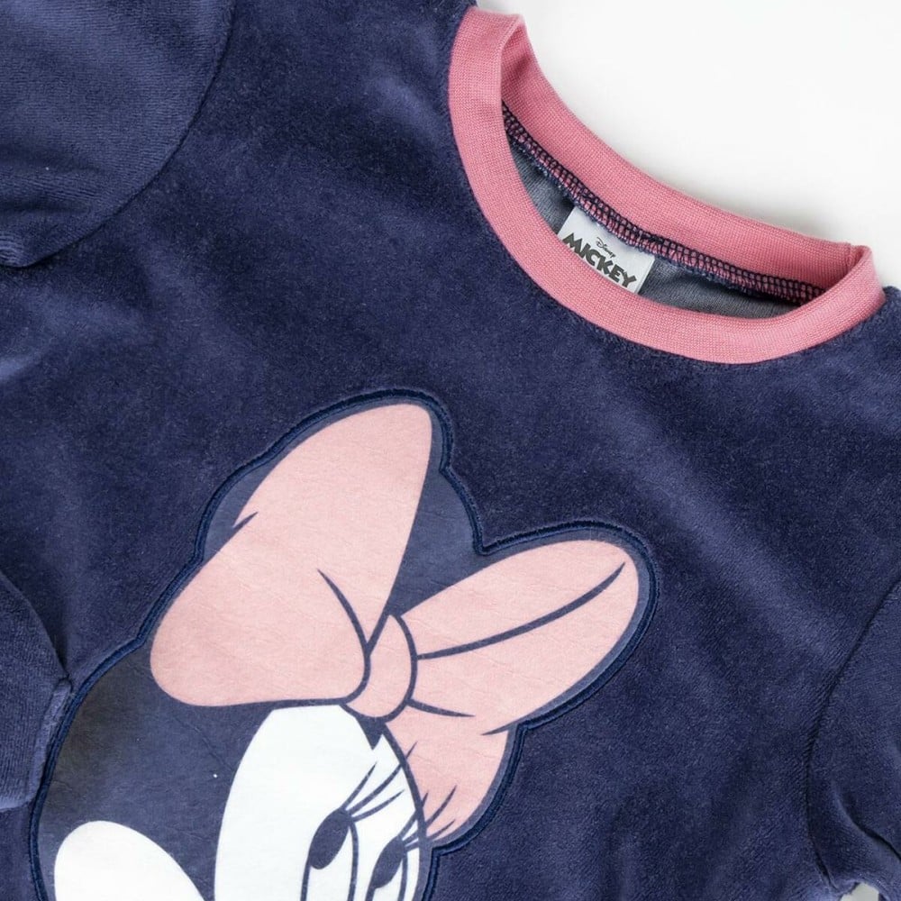 Schlafanzug Für Kinder Minnie Mouse Dunkelblau