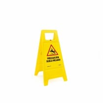 Caution wet floor folding sign Normaluz Yellow 30 x 21 x 62 cm