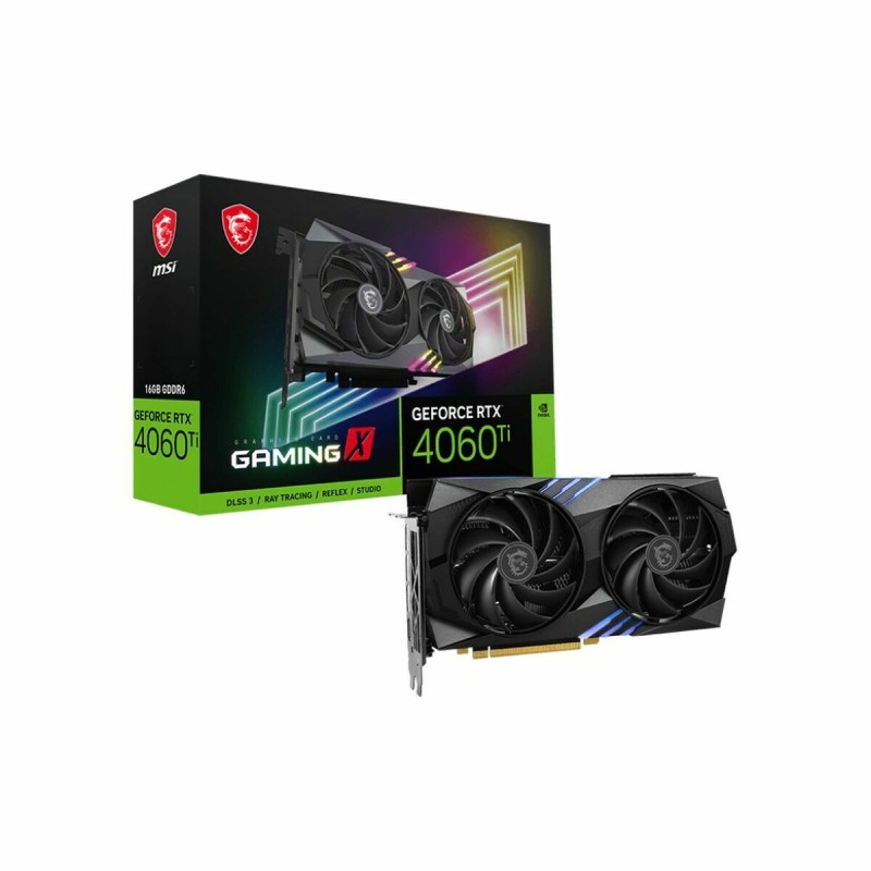 Carte Graphique MSI GeForce RTX 4060 Ti GAMING X 16 GB GDDR6 Geforce RTX 4060 Ti