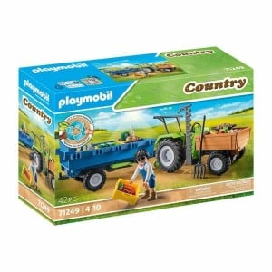 Jeu de Véhicules Playmobil 71249 42 Pièces Tracteur