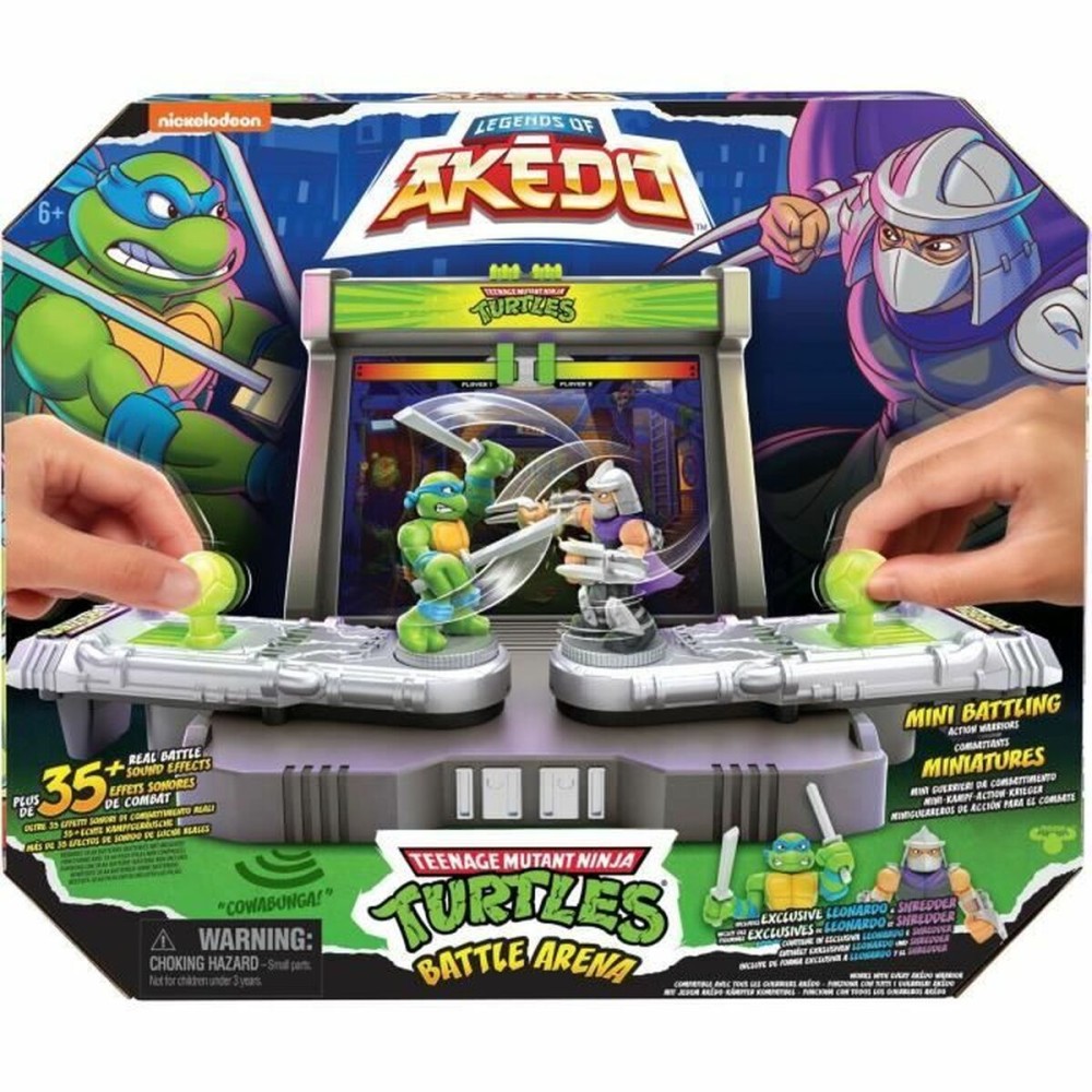 Kampf-Arena Teenage Mutant Ninja Turtles Legends of Akedo: Leonardo vs Shredder