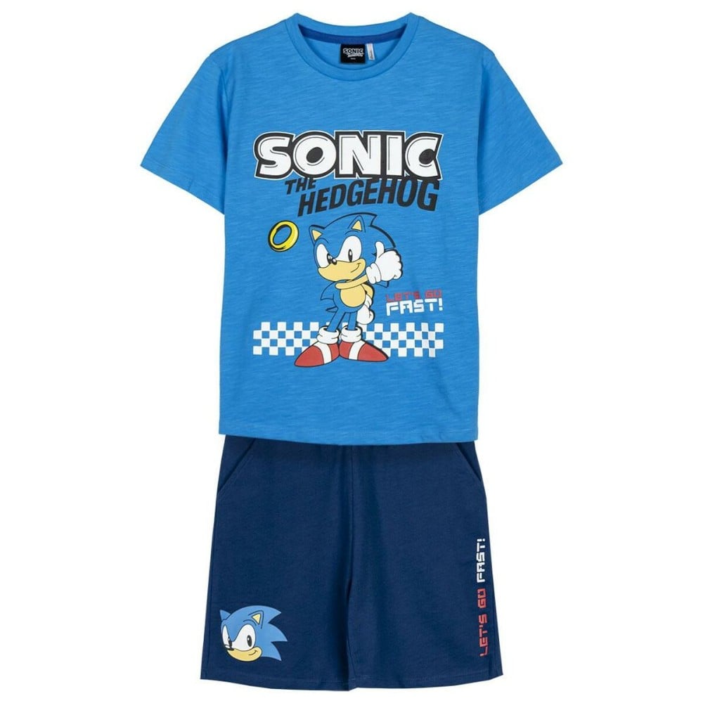 Bekleidungs-Set Sonic Blau