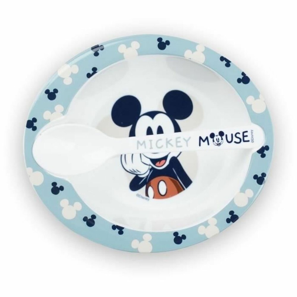 Dinnerware Set ThermoBaby MICROWAVE MEAL SET BOWL + MICKEY SPOON