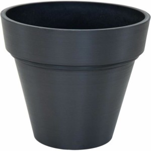 Blumentopf Mega Collections Ecostone Planter Schwarz Ø 35 cm 35 cm 35 x 30 cm