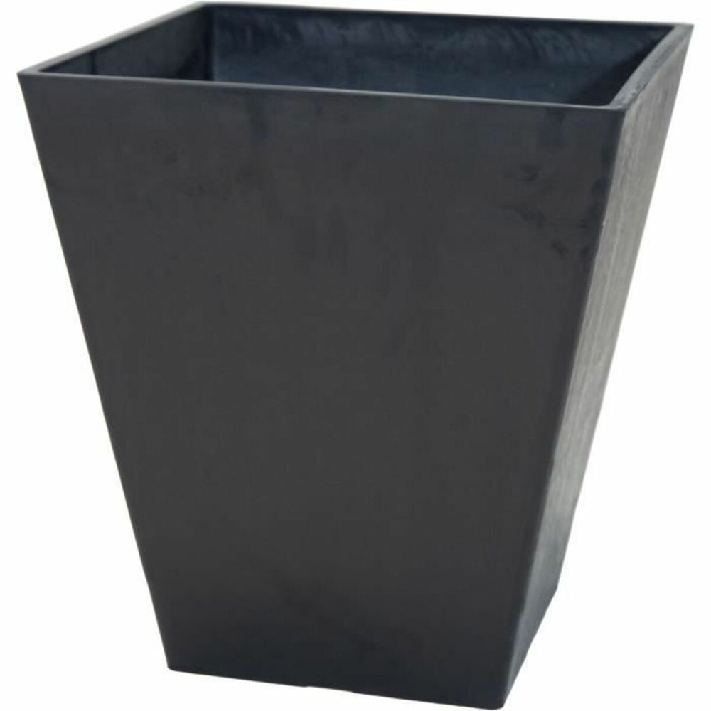 Plant pot Mega Collections Ecostone Square Black 48 x 57 cm