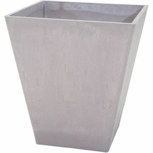 Plant pot Mega Collections Ecostone Square Brown Taupe 41 x 45 cm