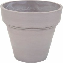 Plant pot Mega Collections Ecostone Planter Brown Taupe Ø 35 cm 35 cm 35 x 30 cm