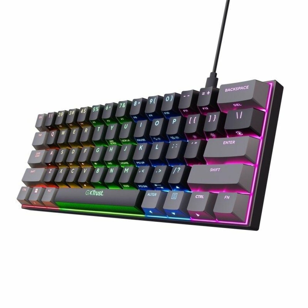 Gaming Tastatur Trust GXT 867 Acira Schwarz