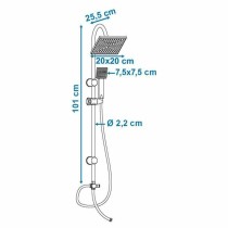 Shower Column Rousseau Soto Stainless steel ABS 150 cm 70 cm