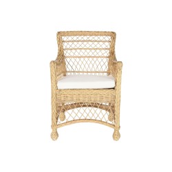 Fauteuil DKD Home Decor Blanc Naturel 56 x 63 x 86 cm