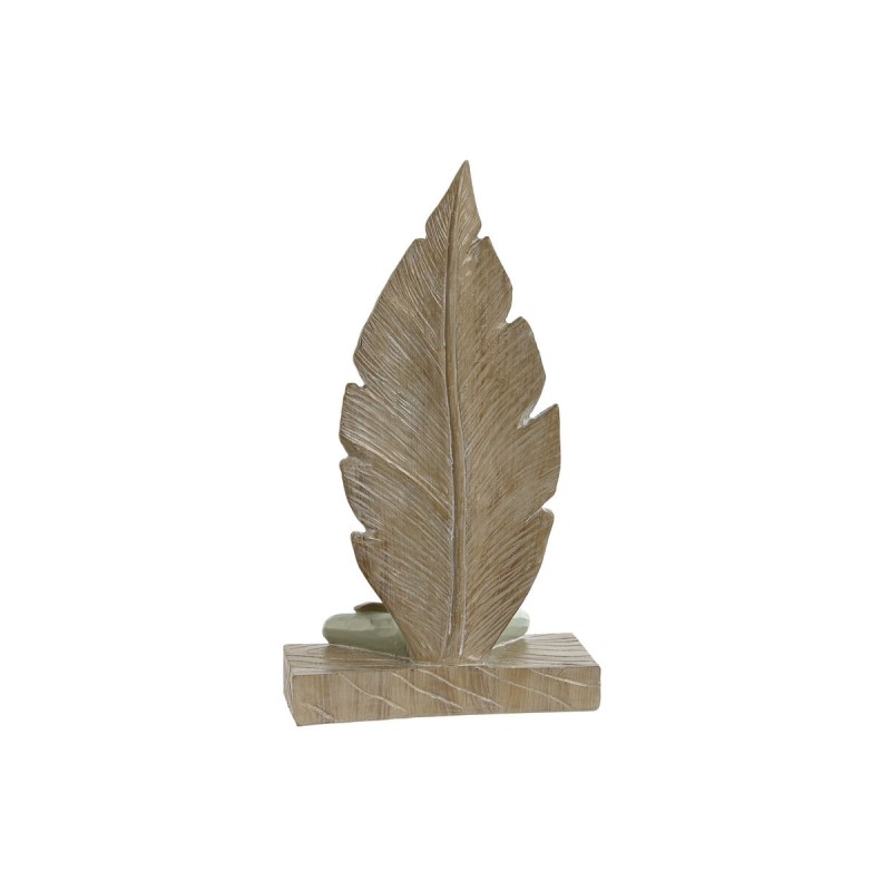 Figurine Décorative Home ESPRIT Blanc Vert Scandi 15,5 x 7,5 x 26,5 cm (2 Unités)