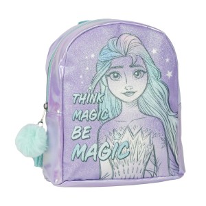 Lässiger Rucksack Frozen Lila 19 x 23 x 8 cm