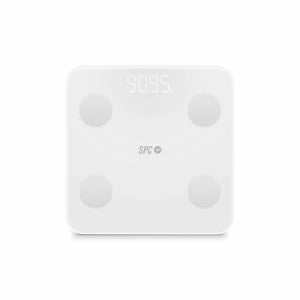 Digital Bathroom Scales SPC ATENEA FIT 3 White Tempered Glass 180 kg 150 kg 1,5 Kg