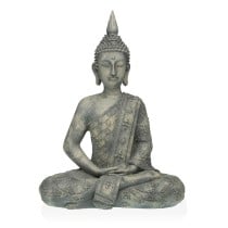 Deko-Figur Versa Grau Buddha 19 x 40 x 28 cm Harz