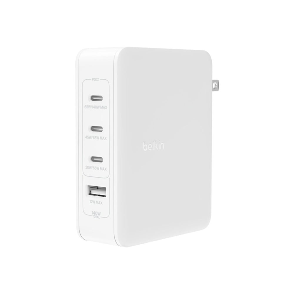 Chargeur mural Belkin WCH014BTWH 140 W Blanc