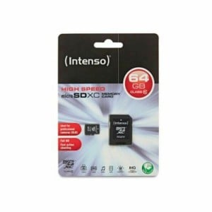 Carte Mémoire Micro SD avec Adaptateur INTENSO 3413490 64 GB 64 GB