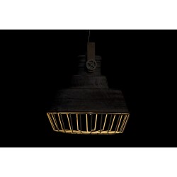 Deckenlampe Home ESPRIT Grau Holz Metall Eisen 25 W 39 x 39 x 45 cm