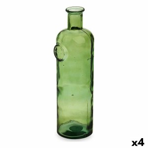 Bottle Stamp Green 14 x 44 x 13 cm Decoration (4 Units)