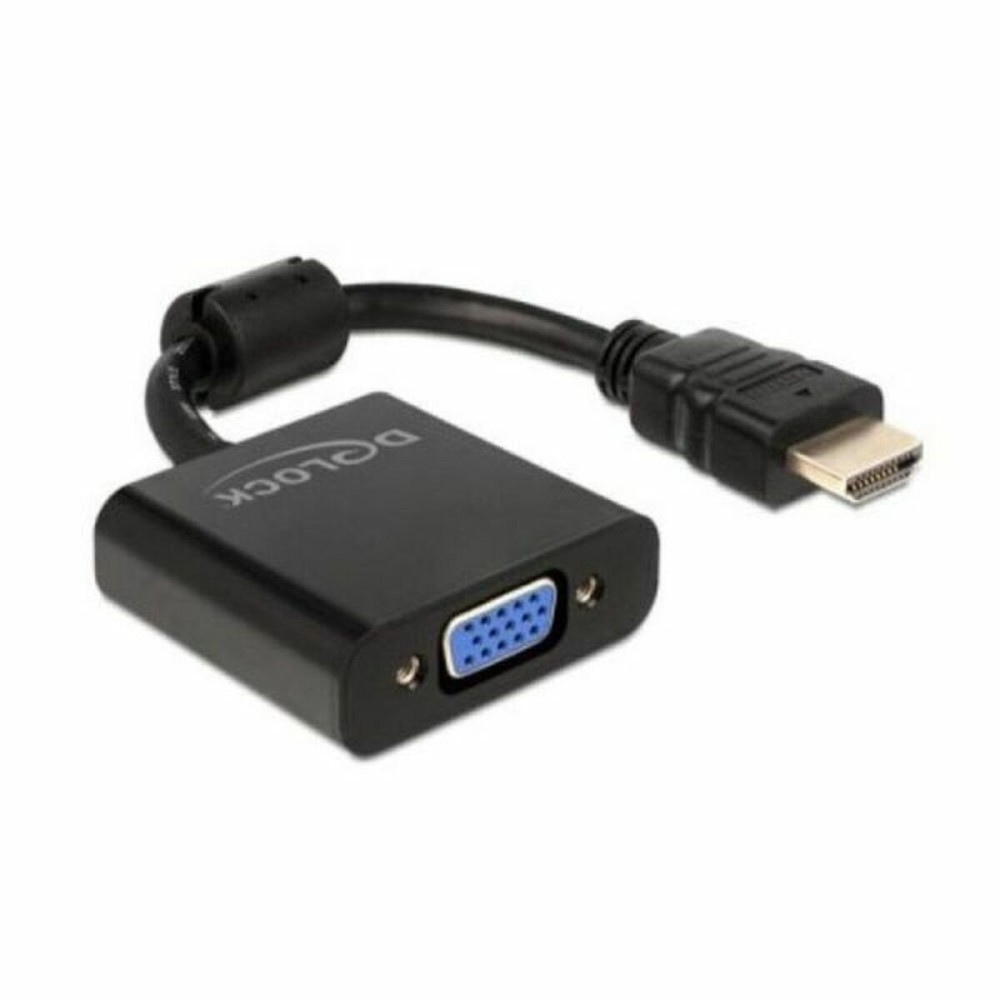 Adapter HDMI auf VGA DELOCK 65512 Schwarz