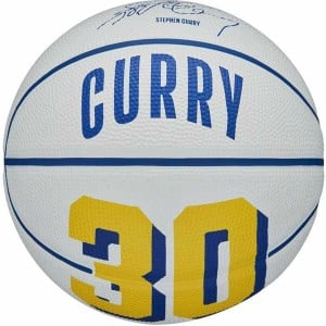 Ballon de basket Wilson Player Icon Mini Curry Blanc (Taille 3)