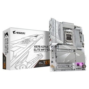 Carte Mère Gigabyte X870 AORUS ELITE WF7 ICE AMD AM5 AMD X870