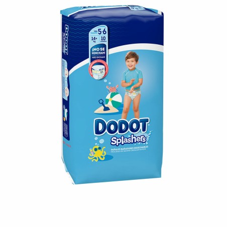 Couches jetables Dodot Splashers 5-6 14 Kg (10 Unités)