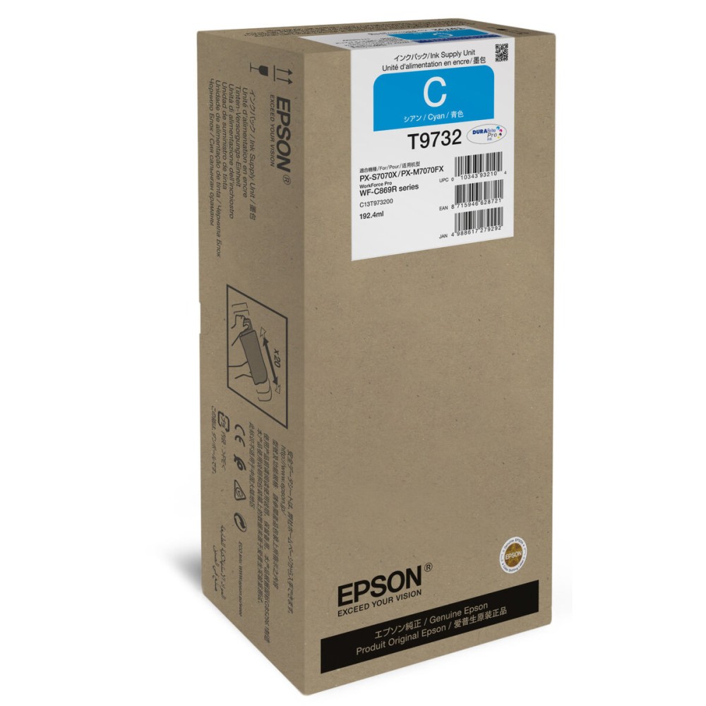 Toner original Epson WF-C869R Multicouleur Cyan