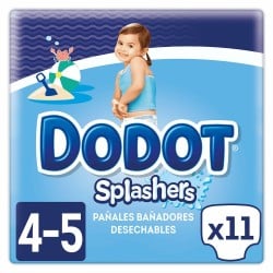 Couches jetables Dodot Splashers 4-5 9-15 kg (11 Unités)