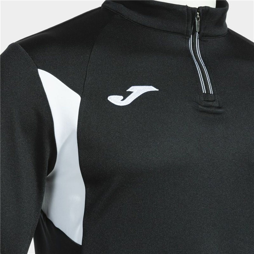 Training Sweatshirt for Adults Joma Sport Winner III White Black