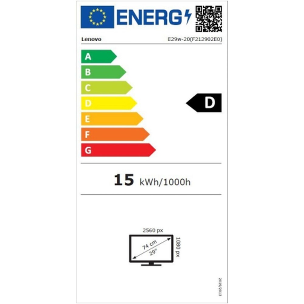 Écran Lenovo ThinkVision E29w-20 LED 2560 x 1080 px