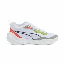 Chaussures de Basket-Ball pour Adultes Puma Playmaker Pro Blanc