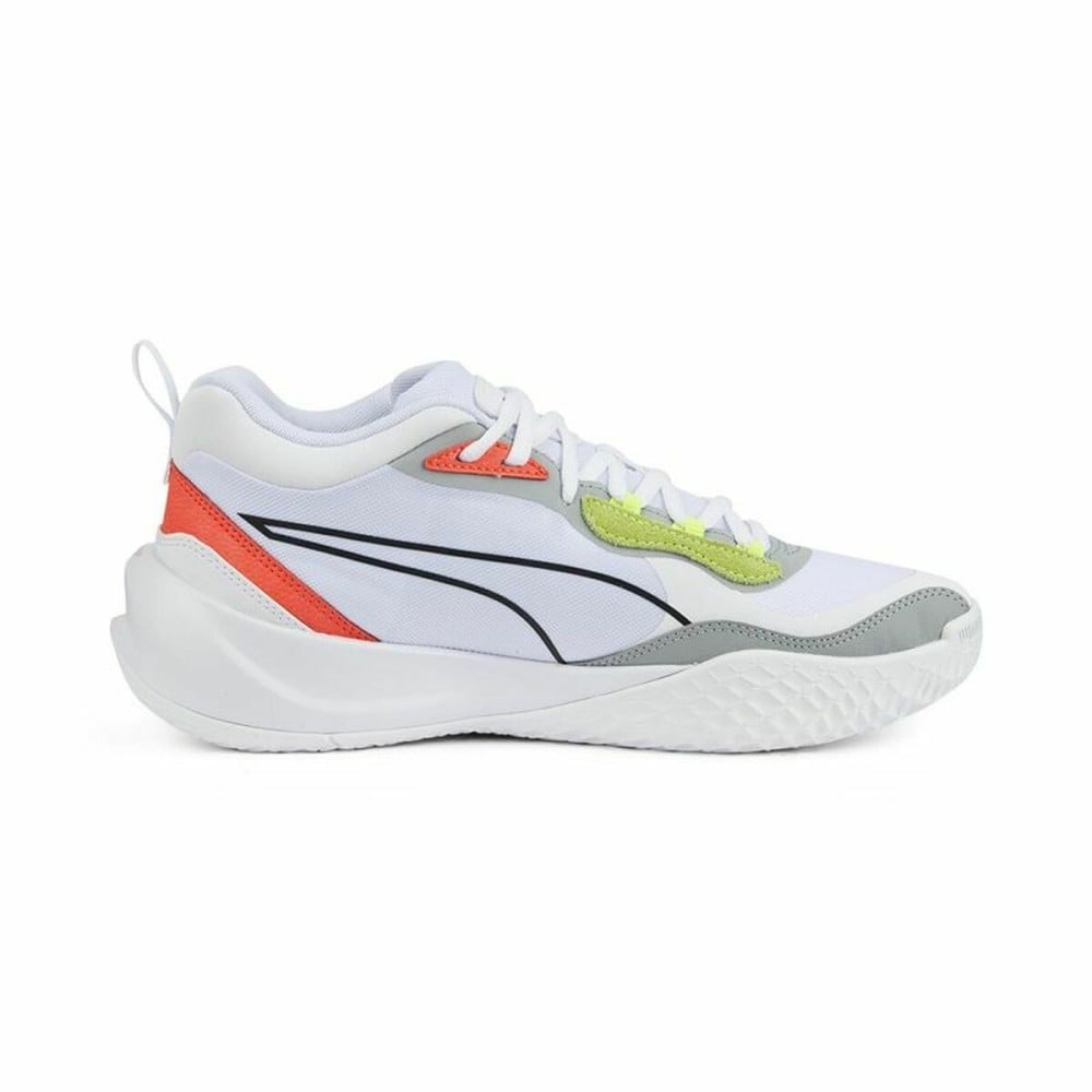 Basketball Shoes for Adults Puma Playmaker Pro White