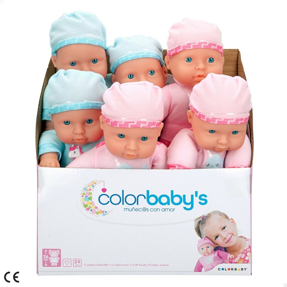 Babypuppe Colorbaby 26 cm 22,2 x 25 x 7 cm 12 Stück